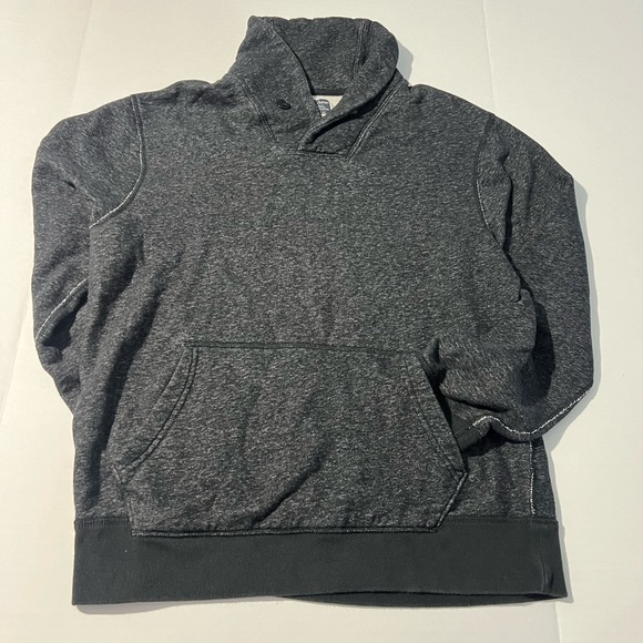 J. Crew Heather gray vintage fleece hoodie, size M - Picture 1 of 3